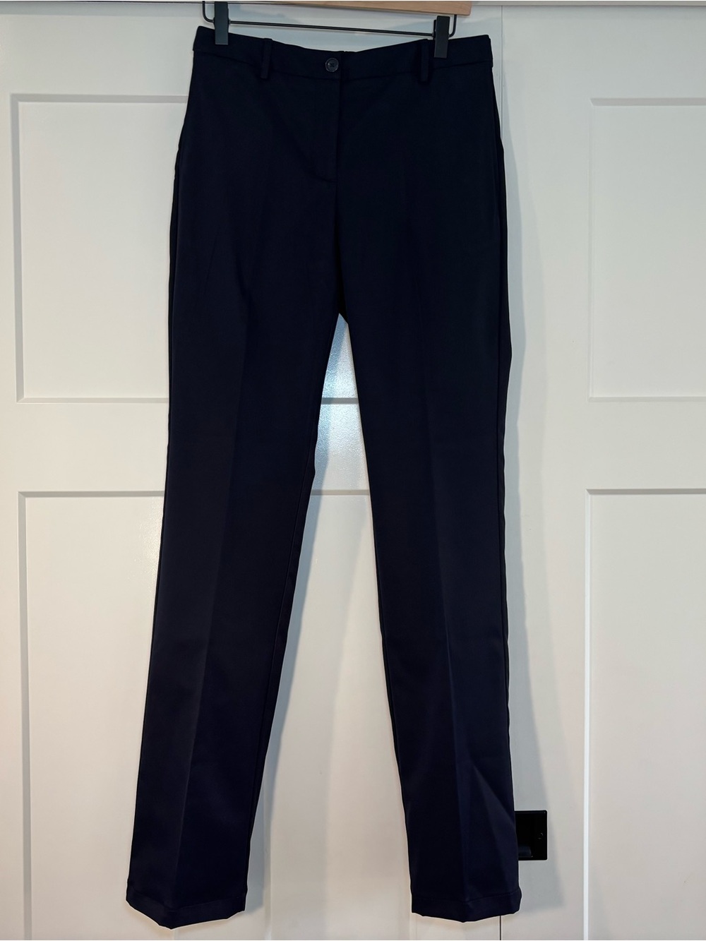 Lands' End Women's Straight-Leg Dress Trousers - Navy